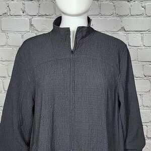 Orvis Front Zip Black Lightweight Long Sleeve Jacket, Men's Medium